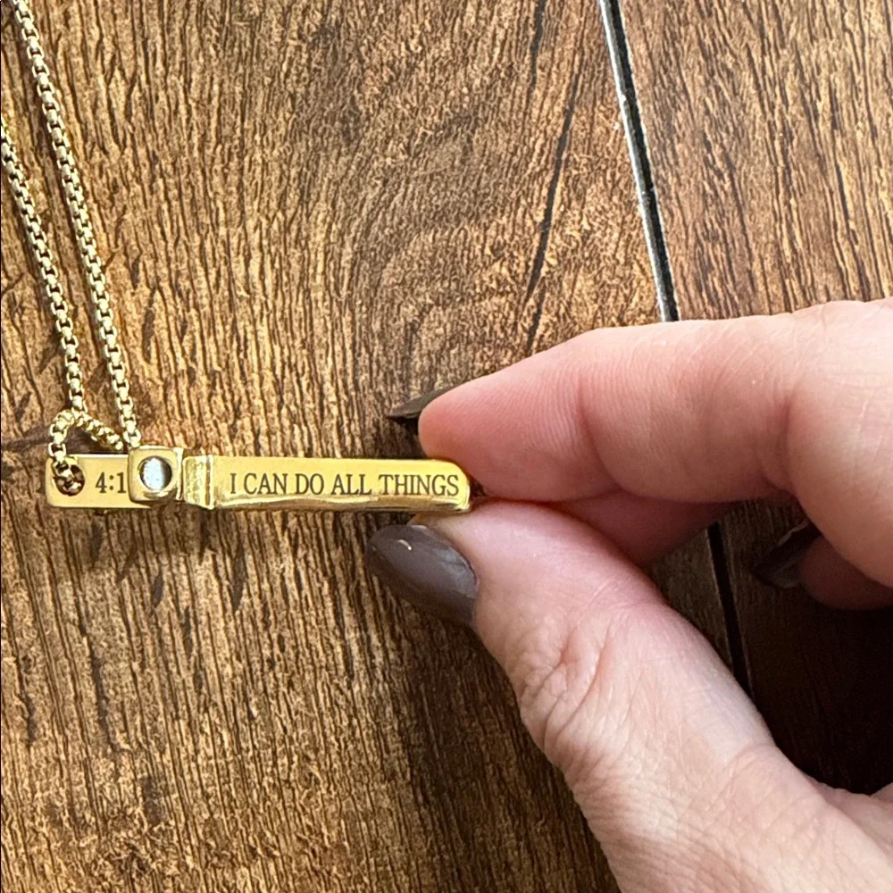 I can do all things Cross Necklace